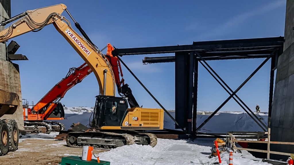 Borden Saskatchewan Bridge Demolition